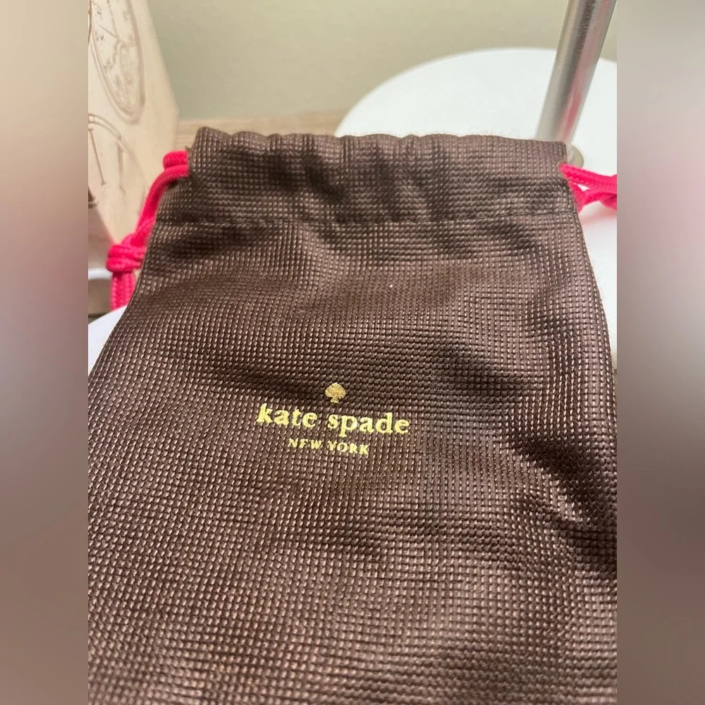 Kate Spade New York Bezel set Polished Bangle Bracelet w/ dust bag. - Picture 5 of 7